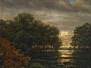 Carl Gustav Carus uberschwemmung Im Leipziger Rosental France oil painting artist